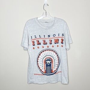 Vintage University Illinois T Shirt
